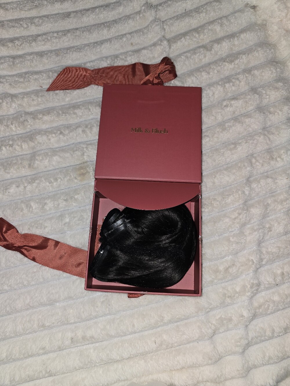 Milk+Blush Natural Black Ultra Seam Clip-In Hair Extension